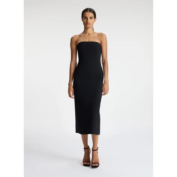 A.L.C. Elizabeth Strapless Midi-Dress US 0 $550 - Picture 1 of 13